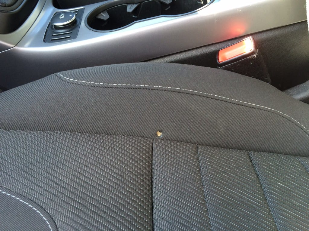 Sigara yanığı tamiri önce